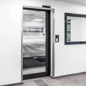 Bullet Resistant Certified Automatic Sliding Door FB4 / RC3